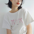 urday【Whimsical Ribbon Pink】Tシャツ（4455668）ホワイト/urday（マミアン）