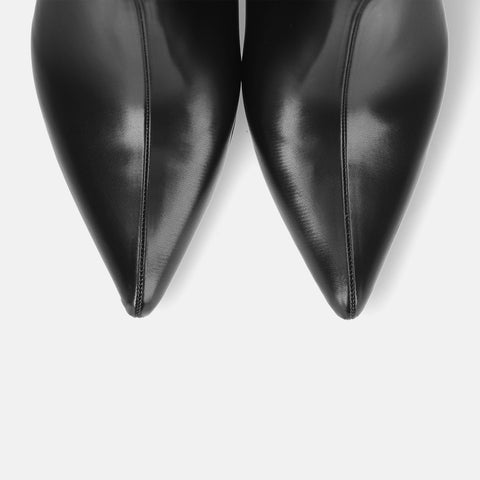 35% OFF: 2023AW: Pointed toe short boots (5736) Black