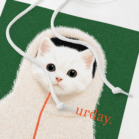 予約：urday【dog】アートワークスウェットプルパーカ（u-a-spk-0001-10）ブラック